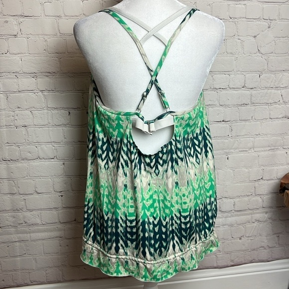Athleta Crossback Blousy Printed Tankini Top - Picture 6 of 11
